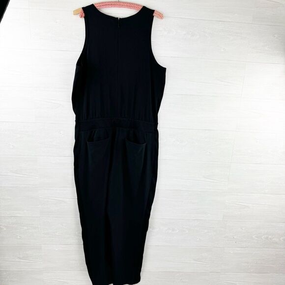 Athleta Brooklyn Ribbed V-Neck Sleeveless High Waist Jumpsuit - Picture 6 of 10